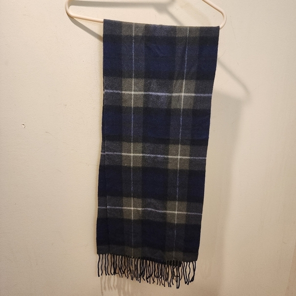 CROFT AND BARROW 100% Cashmere Plaid Unisex Scarf - Picture 7 of 8